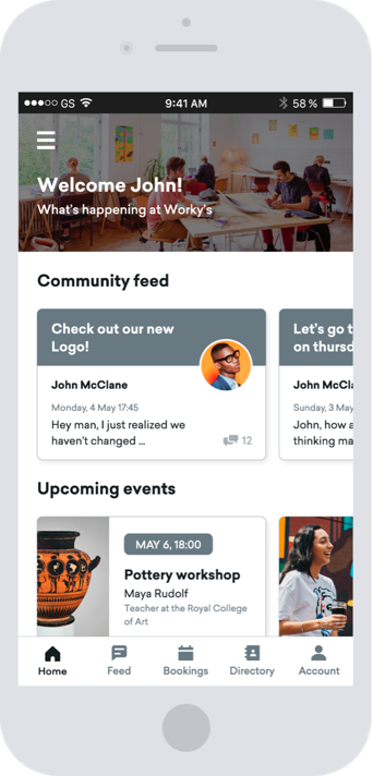 The app to keep your community engaged and collaborating